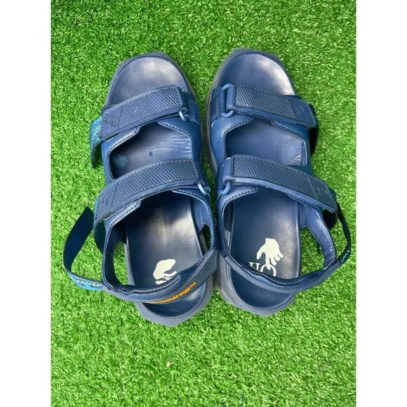 OFF-WHITE Trek Sponge Sole Sandals Blue Size 39 EU 9 US