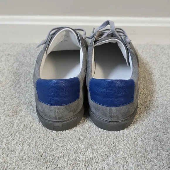 Oliver Cabell Low 1 Mens Size 13/EU 46 Gray Suede Casual Shoes Sneakers Italy