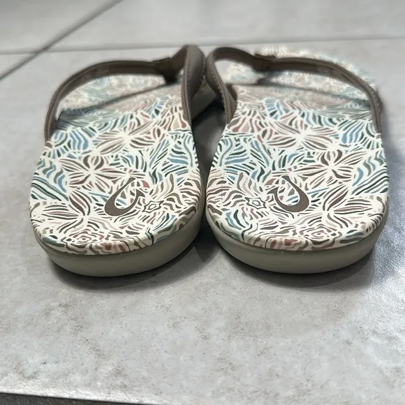 Olukai Womens‎ Ho'opio Hau Warm Taupe /Hau Sandals