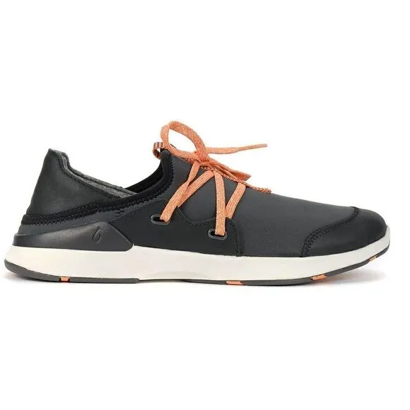 OluKai Women’s Miki Li’ Pavement/Black Quick-Drying Outdoor Shoes Size 11