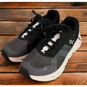 On Cloudrunner Wide Fit Running Shoes LV5 Carbon Gray Mens 11.5 EUC Fast Ship