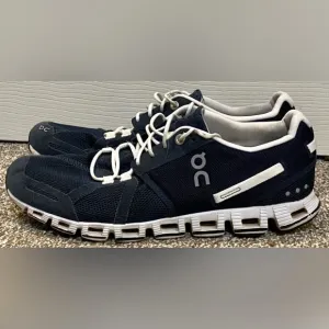 On Mens Navy White Cloud 5 Trail Running Hiking Outdoor Shoes US 8M EU 41