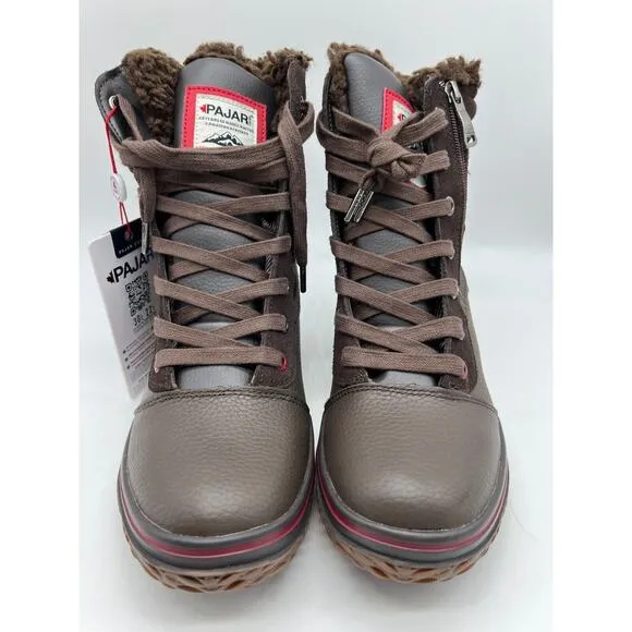 Pajar Tour Winter Boots Brown Waterproof Men's Size 8 NEW.🛒