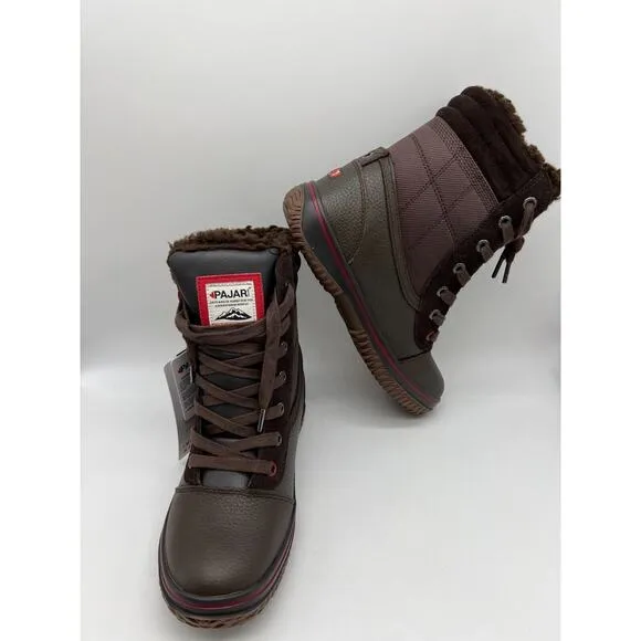 Pajar Tour Winter Boots Brown Waterproof Men's Size 8 NEW.🛒
