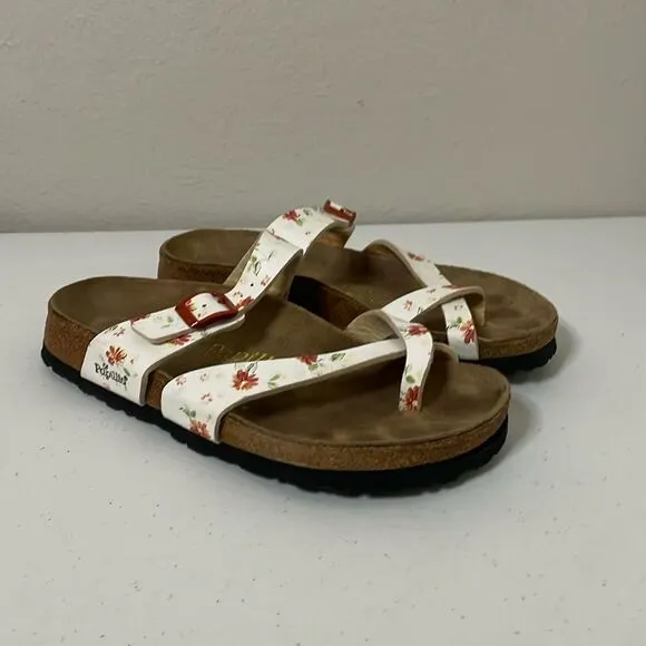 Papillio by Birkenstock Mayari Pink Floral Sandals Size 38 / 7 US