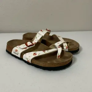 Papillio by Birkenstock Mayari Pink Floral Sandals Size 38 / 7 US