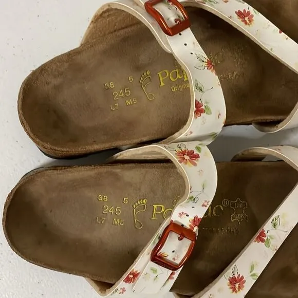 Papillio by Birkenstock Mayari Pink Floral Sandals Size 38 / 7 US