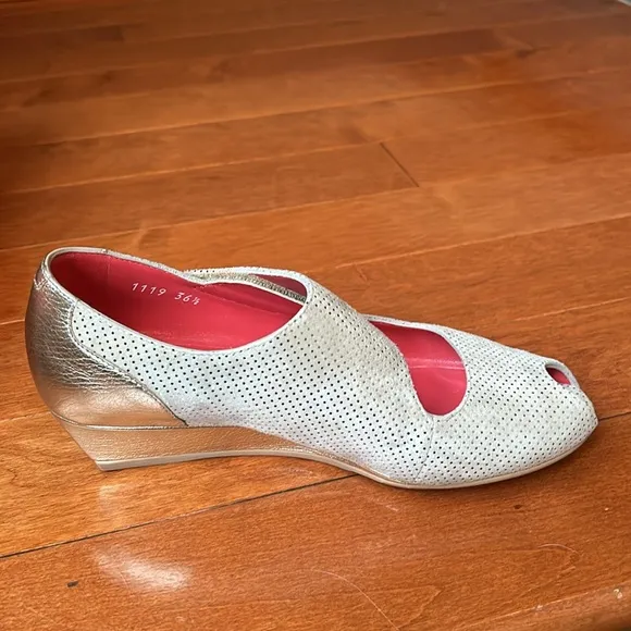 Pas De Rouge Franca Women's Beige Shoes Made In Italy Size…36.5