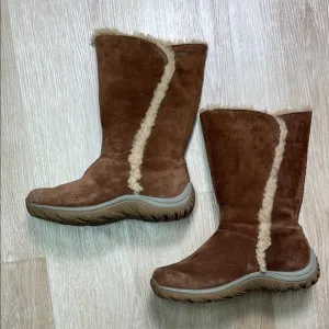 Patagonia Footwear Wmns Lugano Waterproof Boots Polartec Primaloft Dried Vanilla