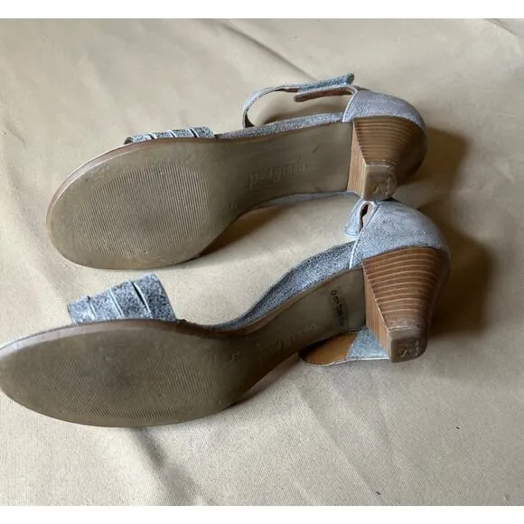 Paul Green Coco Smoke Metallic Sandals UK7 9.5 US