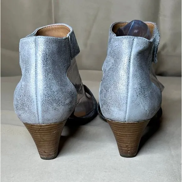 Paul Green Coco Smoke Metallic Sandals UK7 9.5 US