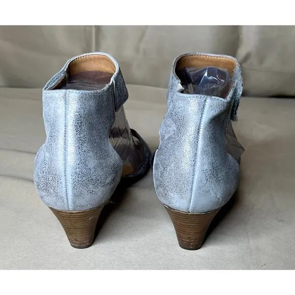 Paul Green Coco Smoke Metallic Sandals UK7 9.5 US