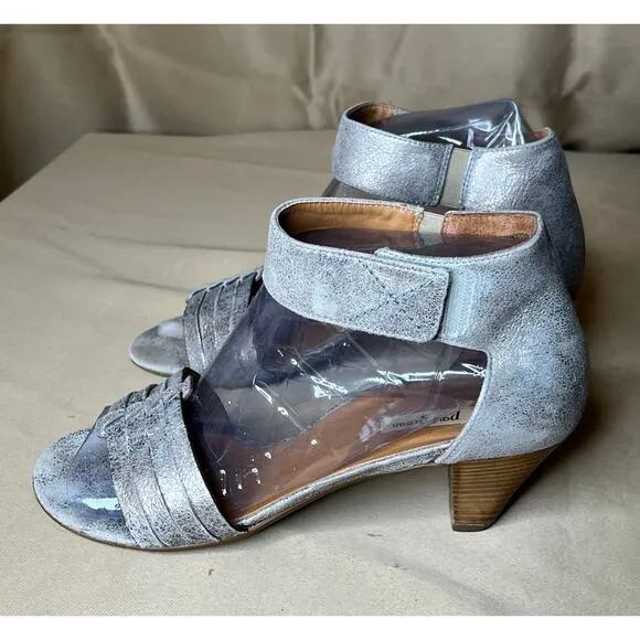 Paul Green Coco Smoke Metallic Sandals UK7 9.5 US