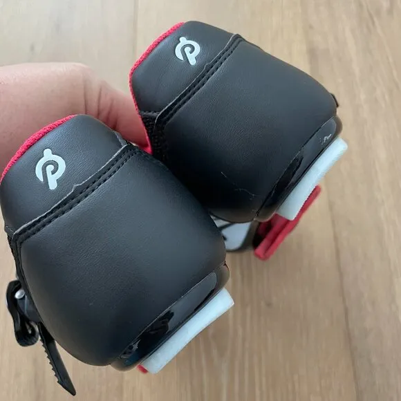 Peloton Cycling Shoes 38 Women 7 Black Red Cleats White Box PL-SH-B-38