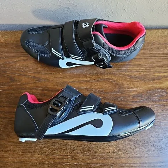 Peloton Cycling Shoes EUR 41 Womens Size 10 Black w/ Cleats Bicycle Indoor