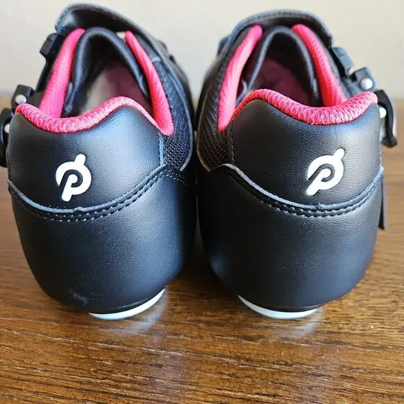 Peloton Cycling Shoes EUR 41 Womens Size 10 Black w/ Cleats Bicycle Indoor