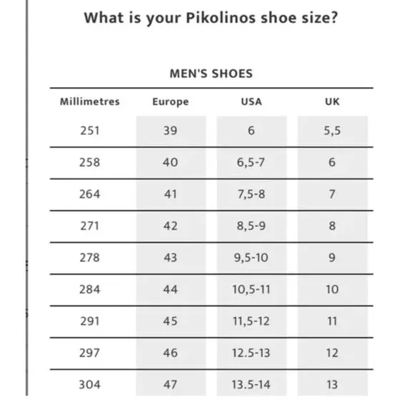 Pikolinos Mens Size 42/ US 8.5-9 Brown Leather Lace Up Ankle Boots Shoes