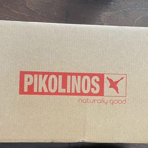Pikolinos Naturally Good Black Leather Loafer Slip On Shoes Women's Sz 10 In Box