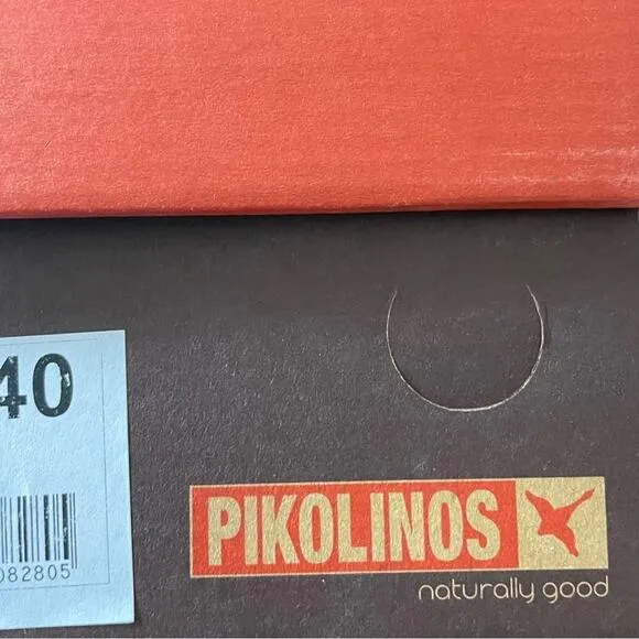 Pikolinos Naturally Good Black Leather Loafer Slip On Shoes Women's Sz 10 In Box