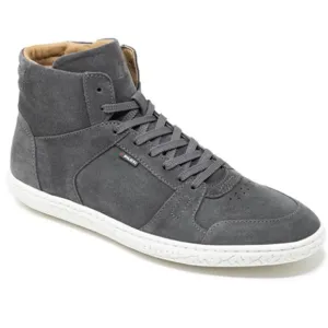 Piloti Apex Italian Suede Driving Shoes in Charcoal Gray