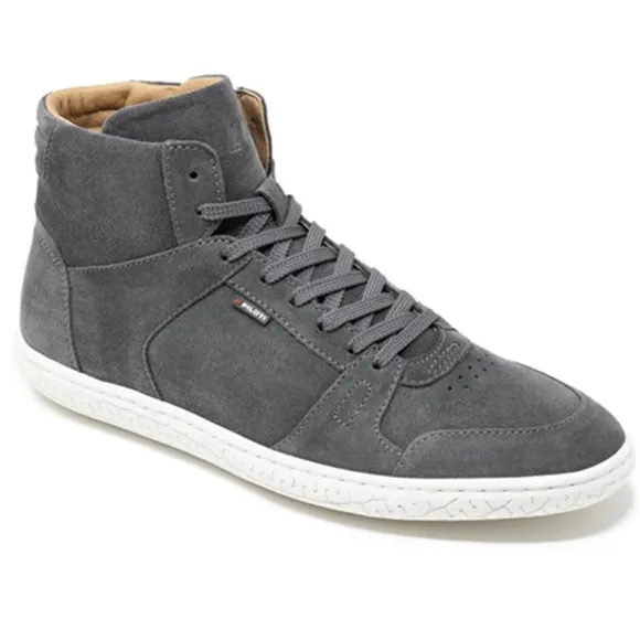 Piloti Apex Italian Suede Driving Shoes in Charcoal Gray