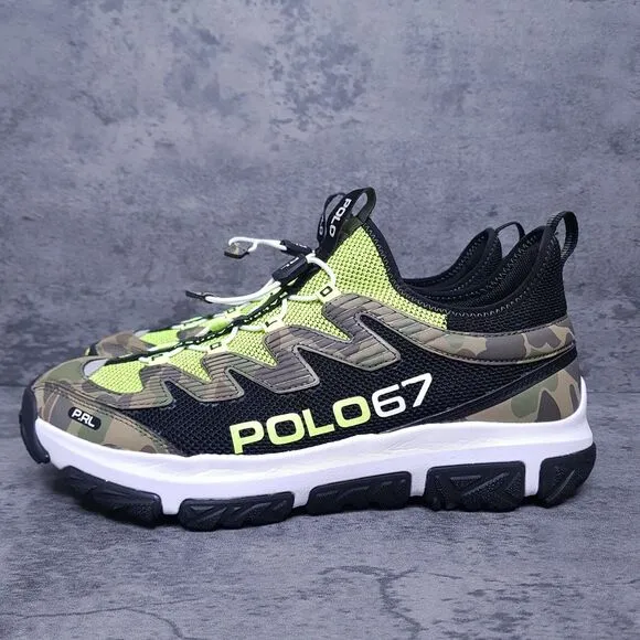 POLO Ralph Lauren Adventure 300LT Hiking Shoes Mens 10 Volt Camo Black