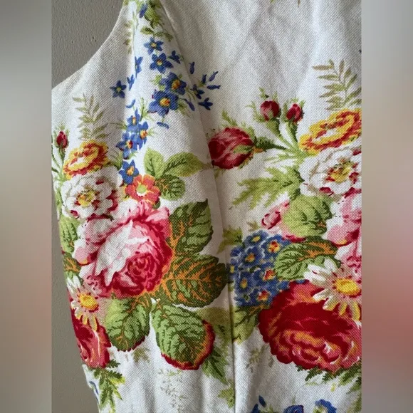 Polo Ralph Lauren Girls White Floral‎ Fit and Flare Dress Size Youth 14