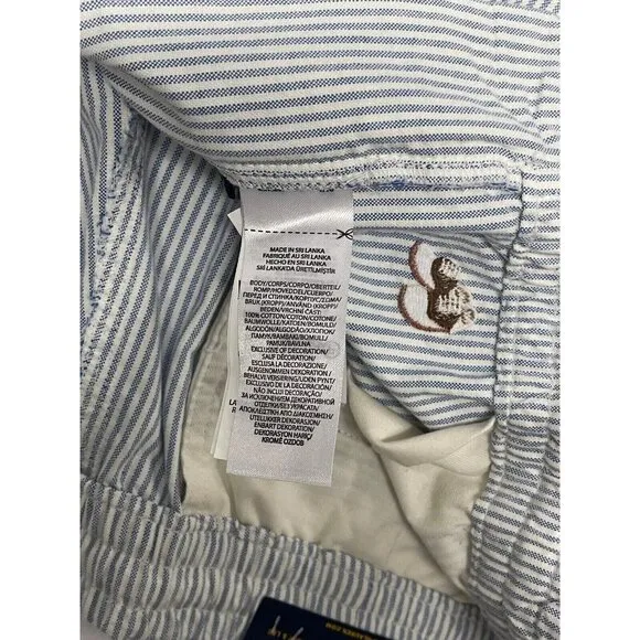 Polo Ralph Lauren Med Classic Fit 5&quot; Prepster Allover Saddle Shoes Oxford Shorts