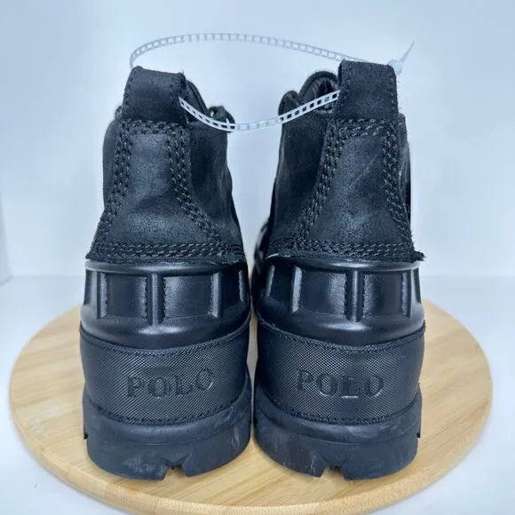 Polo Ralph Lauren Oslo Low Boot Waterproof Suede Leather Mens 10.5D NEW $198