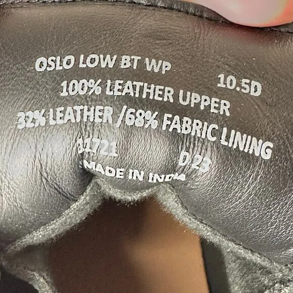 Polo Ralph Lauren Oslo Low Boot Waterproof Suede Leather Mens 10.5D NEW $198