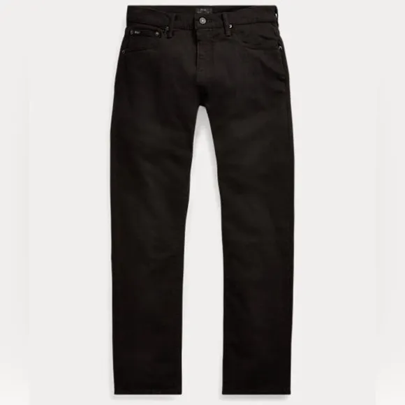 Polo Ralph Lauren Varick Slim Straight Jeans Black
