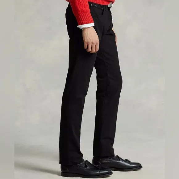 Polo Ralph Lauren Varick Slim Straight Jeans Black