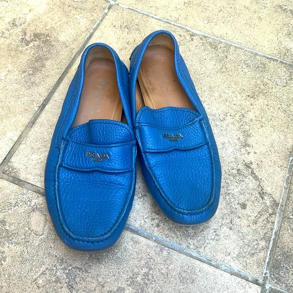 Prada Mens Driving Loafer Size 6 Good Condition Super Clean See Pictures