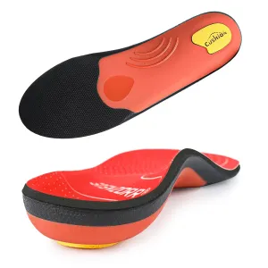 Premium Arch Support Orthotic Insoles – Pain Relief Inserts for Plantar Fasciitis, Flat Feet, and Heel Support, Ideal for Work Boots and Shoes, Anti-Slip, Breathable, Shock-Absorbent, Lightweight Design