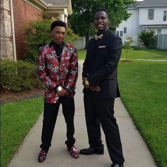 Prom blazer and shoe combo