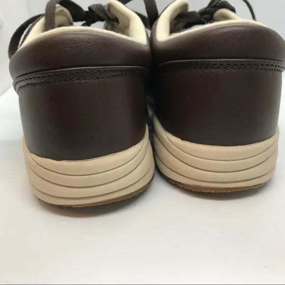 Propet Leather Washable Walker Shoes Womens Size 10 S (4A) Brown Lace Up Comfort