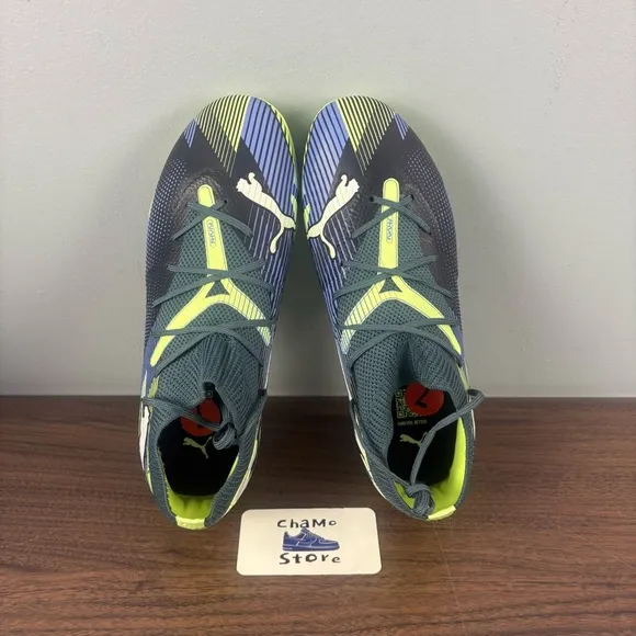 Puma Future 7 Match It Indoor Soccer shoes 107936 03 green Men’s Sz 7 Kids Sz 7
