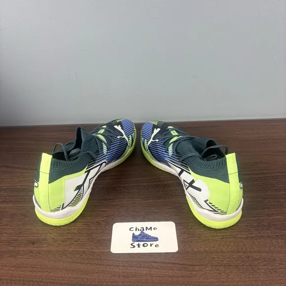 Puma Future 7 Match It Indoor Soccer shoes 107936 03 green Men’s Sz 7 Kids Sz 7