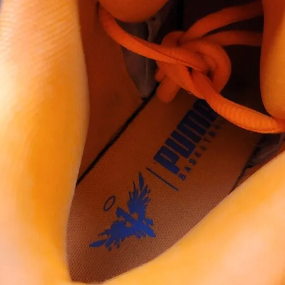 Puma LaMello MB.02 Supernova Shoes Youth Sz 7 Orange Athletic Trainers Sneakers