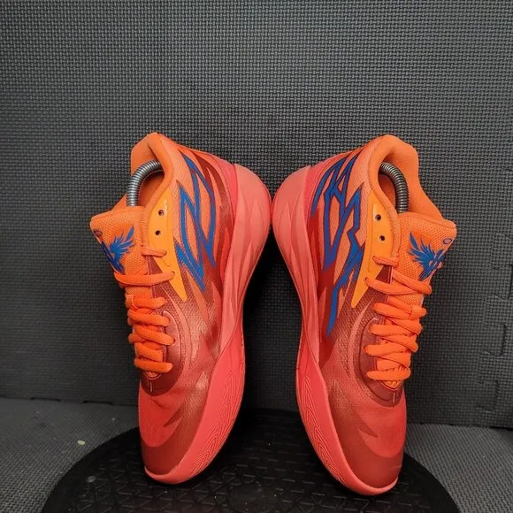 Puma LaMello MB.02 Supernova Shoes Youth Sz 7 Orange Athletic Trainers Sneakers