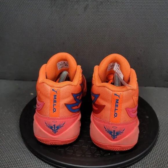 Puma LaMello MB.02 Supernova Shoes Youth Sz 7 Orange Athletic Trainers Sneakers