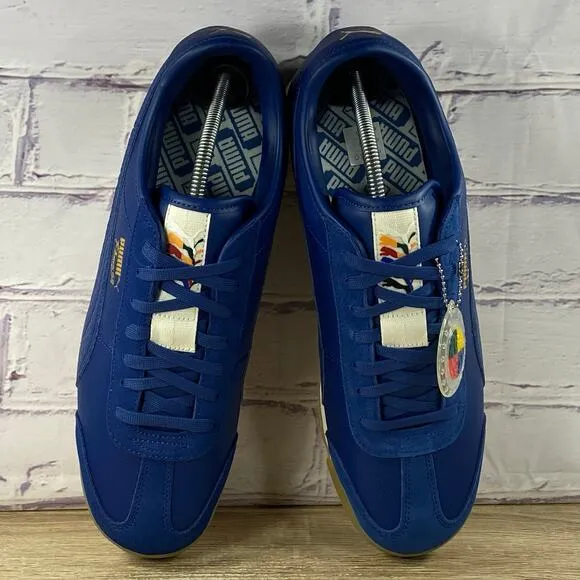 Puma Roma 68 'New Heritage Blazing Blue' Sneakers Men's 11.5 Leather Shoes NEW