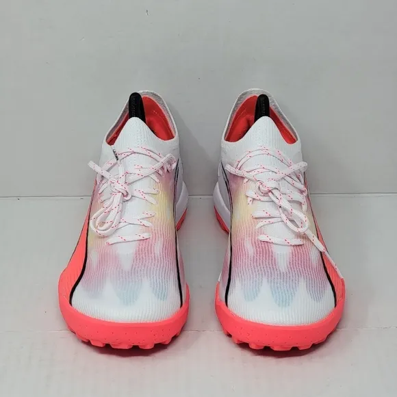 Puma Ultra Ultimate Cage 107502-01 White Mens Indoor Soccer Shoes Size 7 New