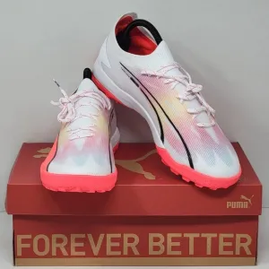 Puma Ultra Ultimate Cage 107502-01 White Mens Indoor Soccer Shoes Size 7 New