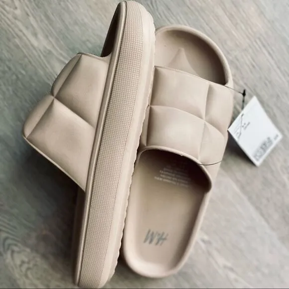 Quilted look shoes new