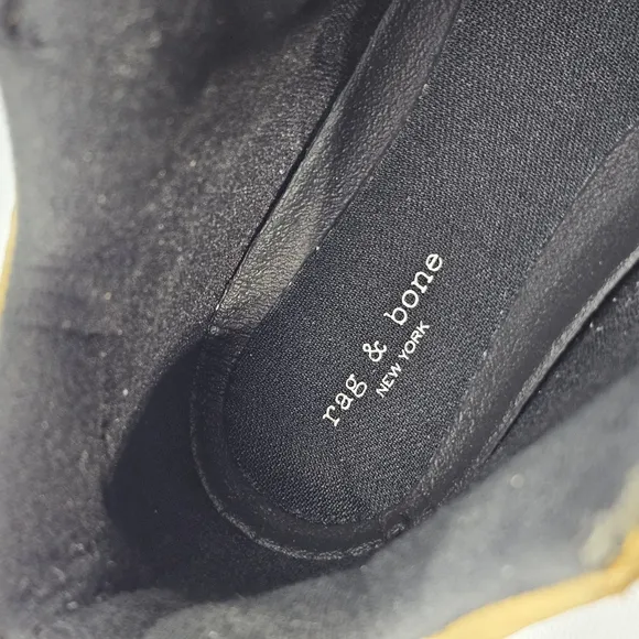 rag &amp; bone Retro Hiker Mid Top Sneaker in Mustard Women's 38.5 or 8.5