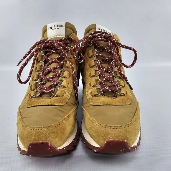rag &amp; bone Retro Hiker Mid Top Sneaker in Mustard Women's 38.5 or 8.5