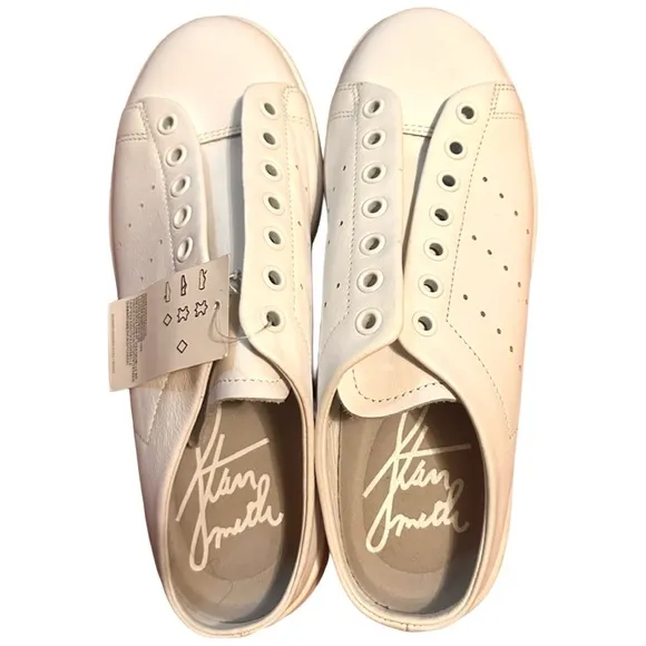 Rare Adidas Sam Smith Men's White Slip-On Mule Sneakers 7