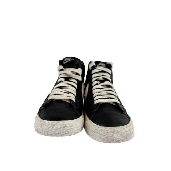 Rare Nike Blazer Mid Vintage Shoes Mens Shoes Size 8 Black White Y2K