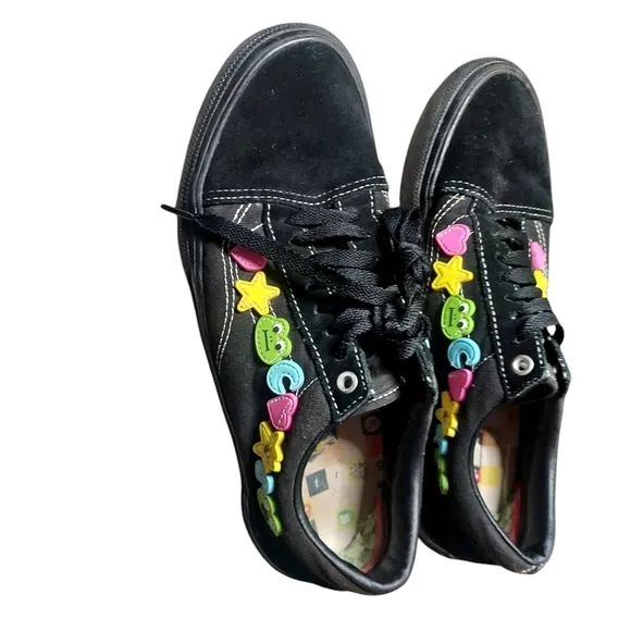 RARE Vans x Frog Skate Old Skool Black Skateboarding Sneaker Shoes Mens Size 8.5